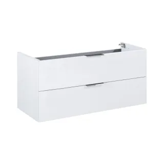 Frame komoda 100 cm 2-szufladowa biały połysk bez blatu podwieszana