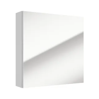 Ottima szafka wisząca z lustrem 60x60x15 cm (do samodzielnego montażu) biały połysk