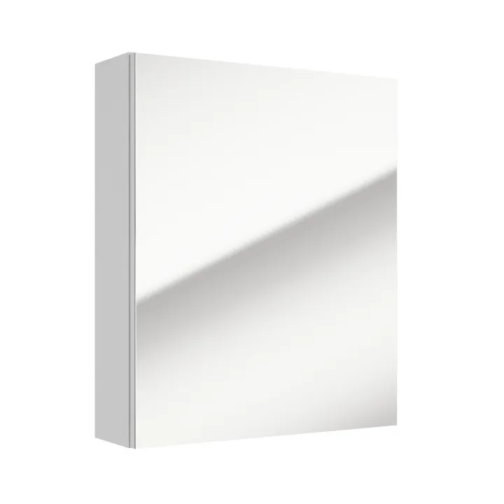 Ottima szafka wisząca z lustrem 50x60x15 cm (do samodzielnego montażu) biały połysk
