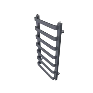 Misaki Duo grzejnik łazienkowy 1270x540 mm antracyt 546W