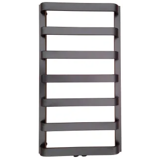 Misaki Duo grzejnik łazienkowy 670x540 mm czarny mat 305W