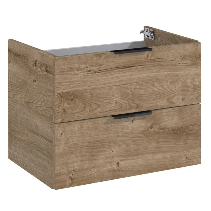 Frame komoda 60 cm 2-szufladowa dąb canela bez blatu podwieszana