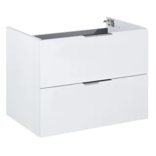 Frame komoda 60 cm 2-szufladowa biały połysk bez blatu podwieszana
