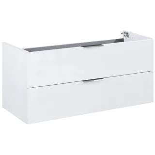 Frame komoda 100 cm 2-szufladowa biały połysk bez blatu podwieszana