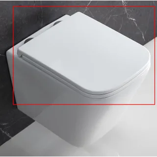 Getafe deska sedesowa biała wolnoopadająca łatwe wypinanie