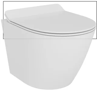 Vigo deska sedesowa biała wolnoopadająca, łatwe wypinanie