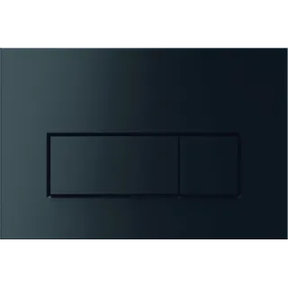 Optima Rectangle przycisk WC prostokąt czarny mat