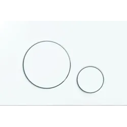 Optima Circle przycisk WC biały połysk