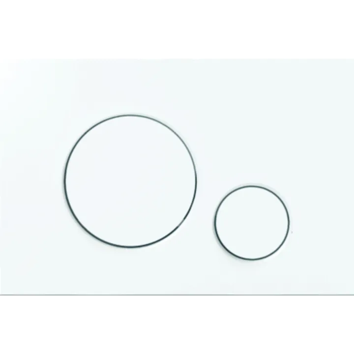 Optima Circle przycisk WC biały połysk