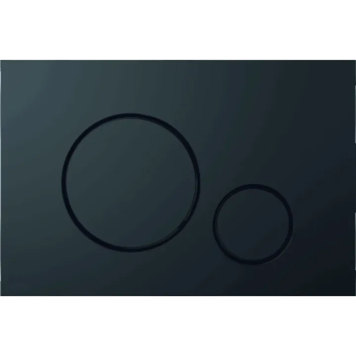 Optima Circle przycisk WC czarny mat
