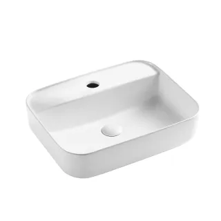 Toledo 50 cm umywalka nablatowa z otworem 50,5x40 cm