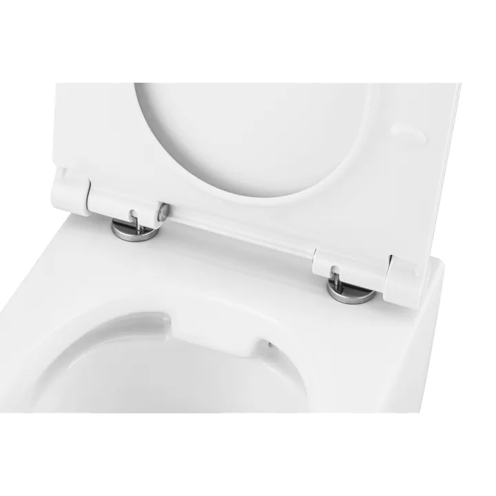 Alicante Rimless miska WC wisząca z deską wolnoopadającą slim, duroplast