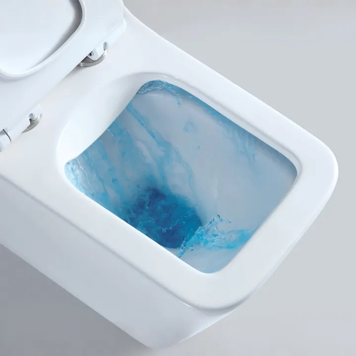 Getafe Rimless miska WC wisząca biała z deską wolnoopadającą slim, duroplast