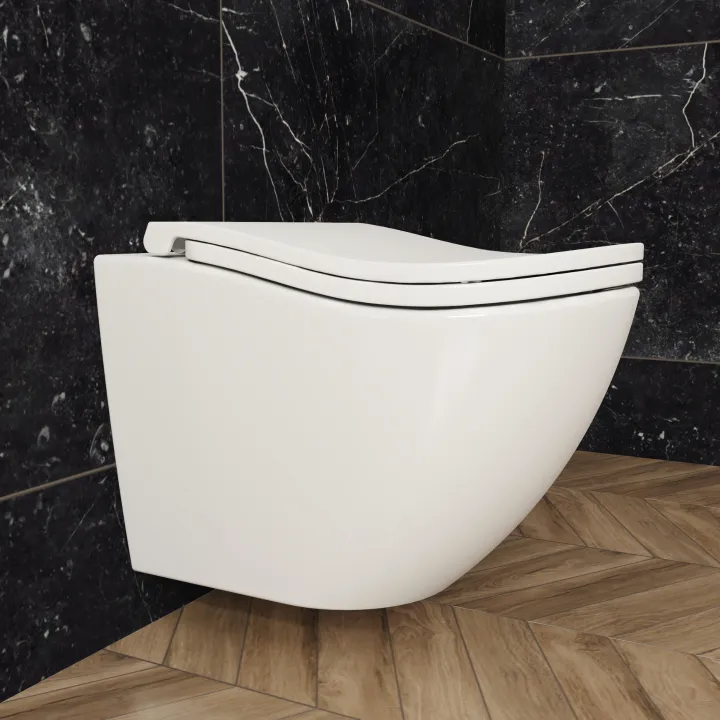 Soller Comfort Storm miska WC wisząca z deską wolnoopadającą duroplast