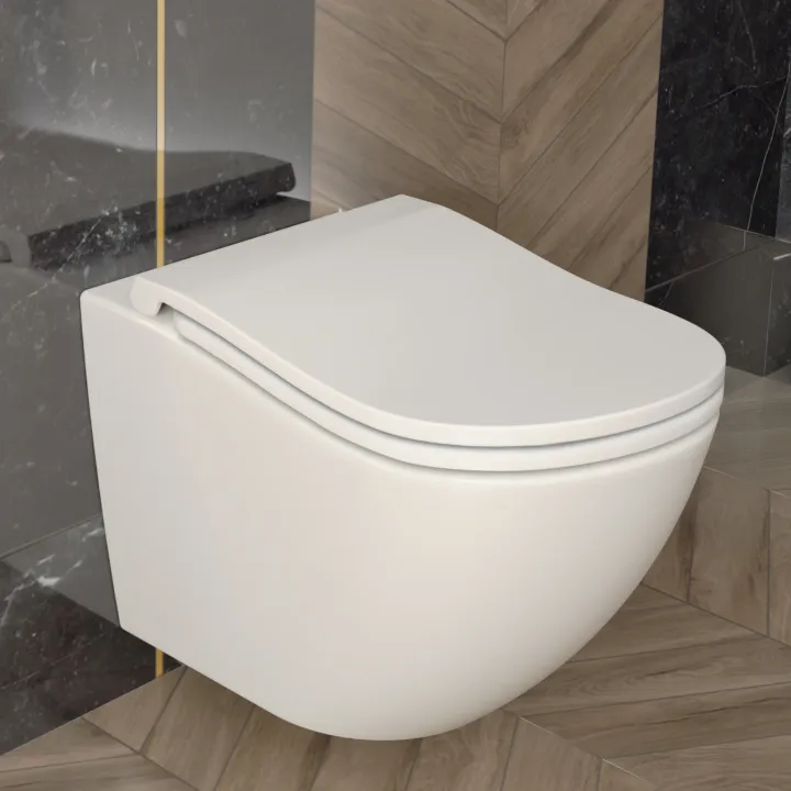 Soller Comfort Storm miska WC wisząca z deską wolnoopadającą duroplast