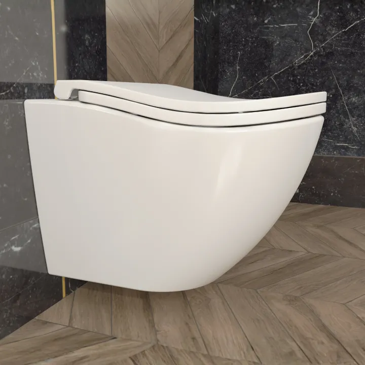 Soller Comfort Storm miska WC wisząca z deską wolnoopadającą duroplast