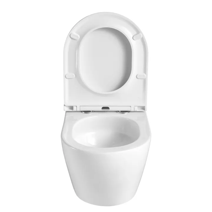 Soller Storm miska WC wisząca biała z deską slim wolnoopadającą, duroplast