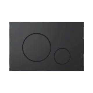 Optima Circle przycisk WC czarny mat