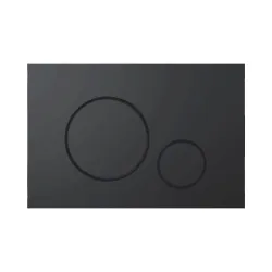 Optima Circle przycisk WC czarny mat