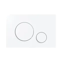 Optima Circle przycisk WC biały połysk