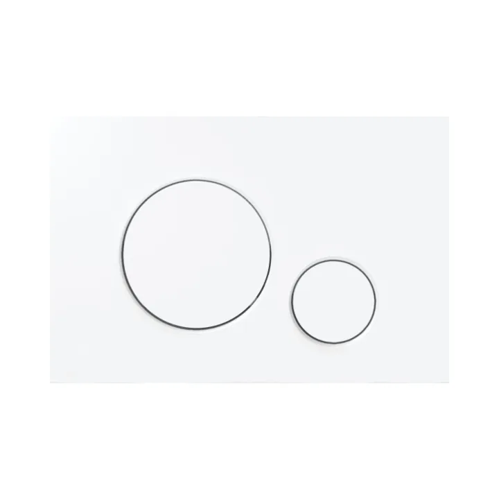 Optima Circle przycisk WC biały połysk