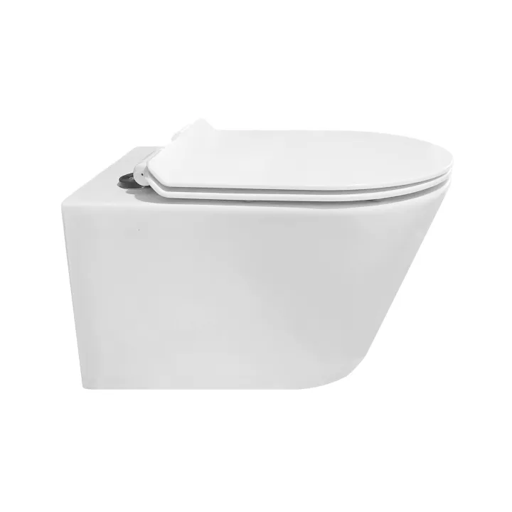 Oviedo Rimless set stelaż podtynkowy + miska WC wisząca z deską wolnoopadającą slim, duroplast